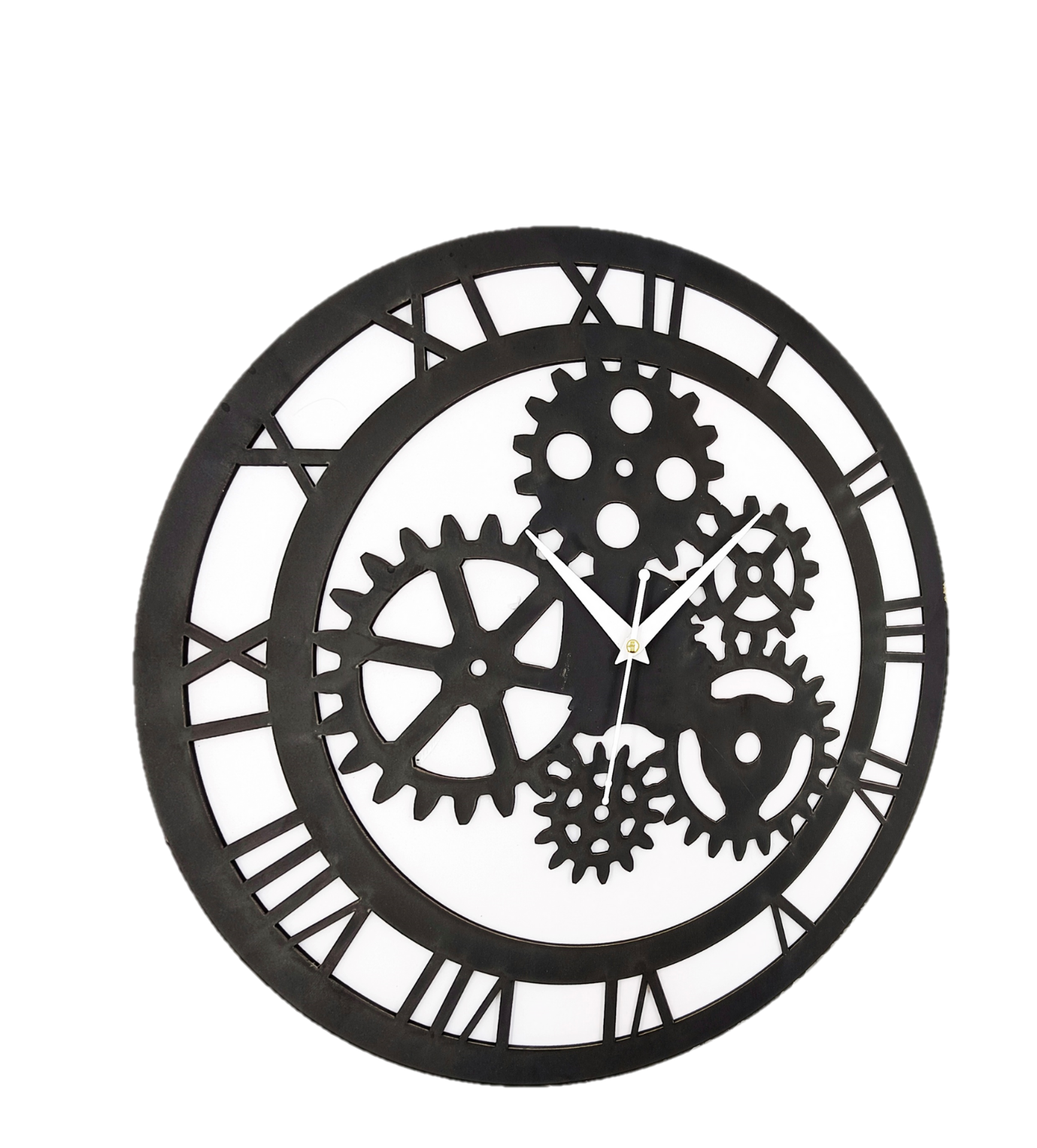 Wooden Silent Non-Ticking Wall Clock for Home Stylish Latest Designer Wall Clock for Home Living Room Bedroom Office Hall - Image 2
