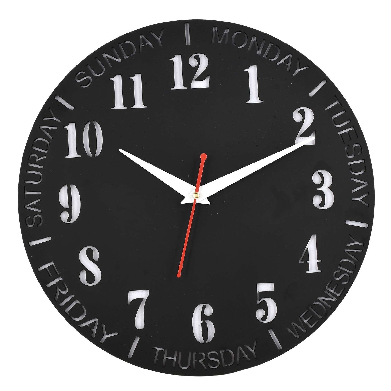 Wooden Silent Non-Ticking Wall Clock for Home Stylish Latest Designer Wall Clock for Home Living Room Bedroom Office Hall - Image 3